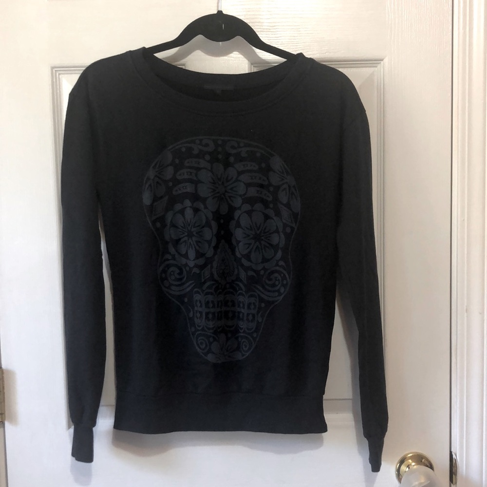 Truly Madly Deeply Sugar Skull Pullover